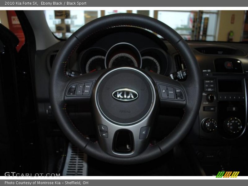 Ebony Black / Black Sport 2010 Kia Forte SX
