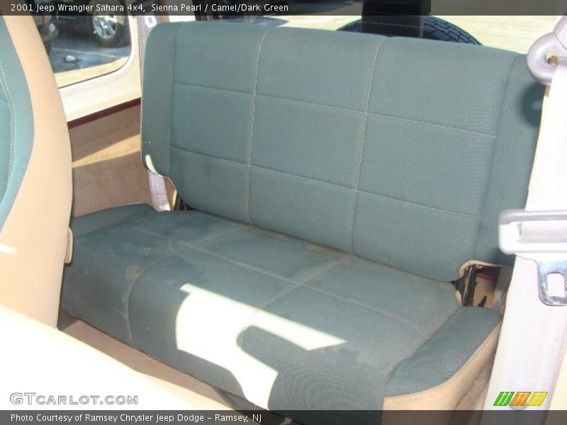 Sienna Pearl / Camel/Dark Green 2001 Jeep Wrangler Sahara 4x4