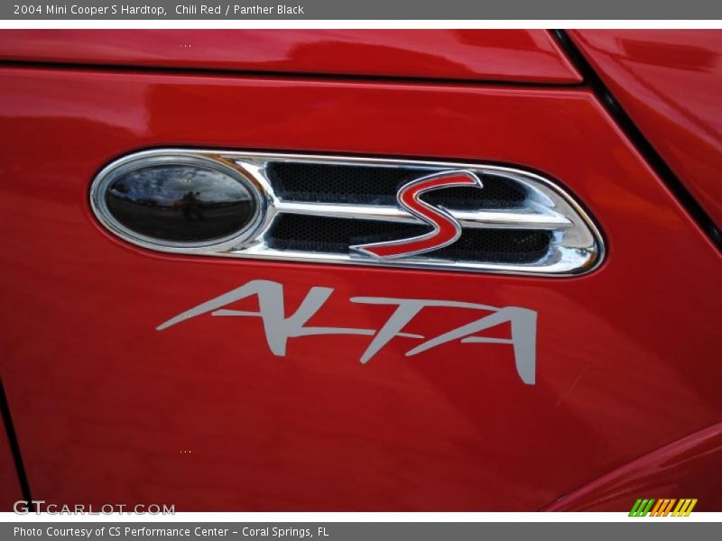 Chili Red / Panther Black 2004 Mini Cooper S Hardtop