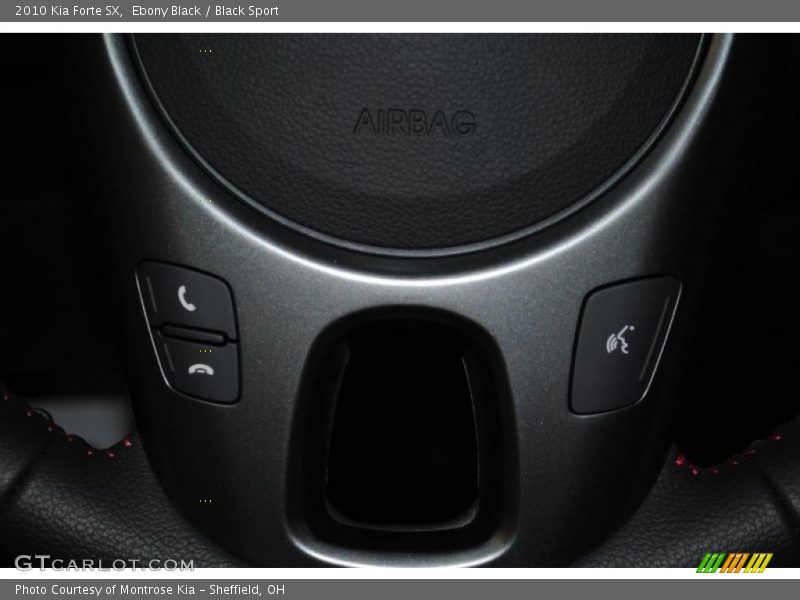 Ebony Black / Black Sport 2010 Kia Forte SX