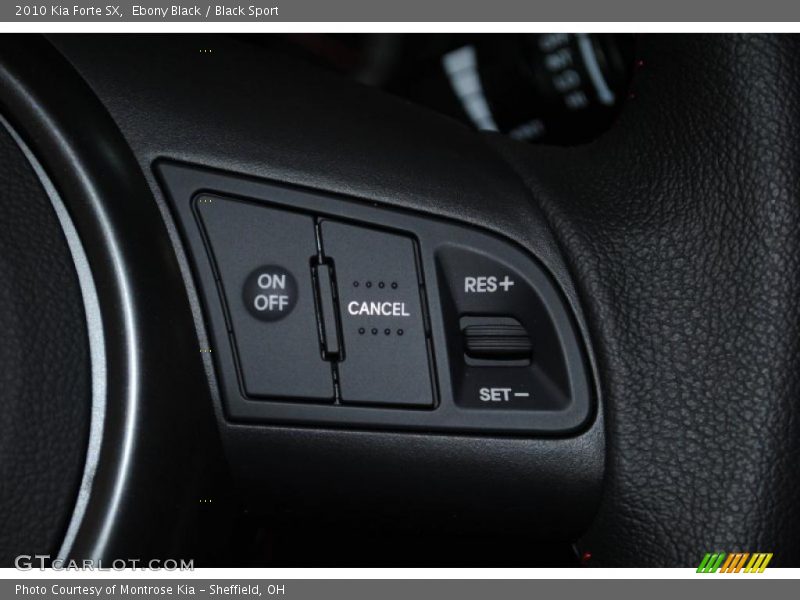 Ebony Black / Black Sport 2010 Kia Forte SX