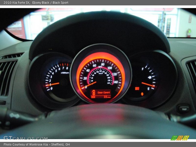 Ebony Black / Black Sport 2010 Kia Forte SX