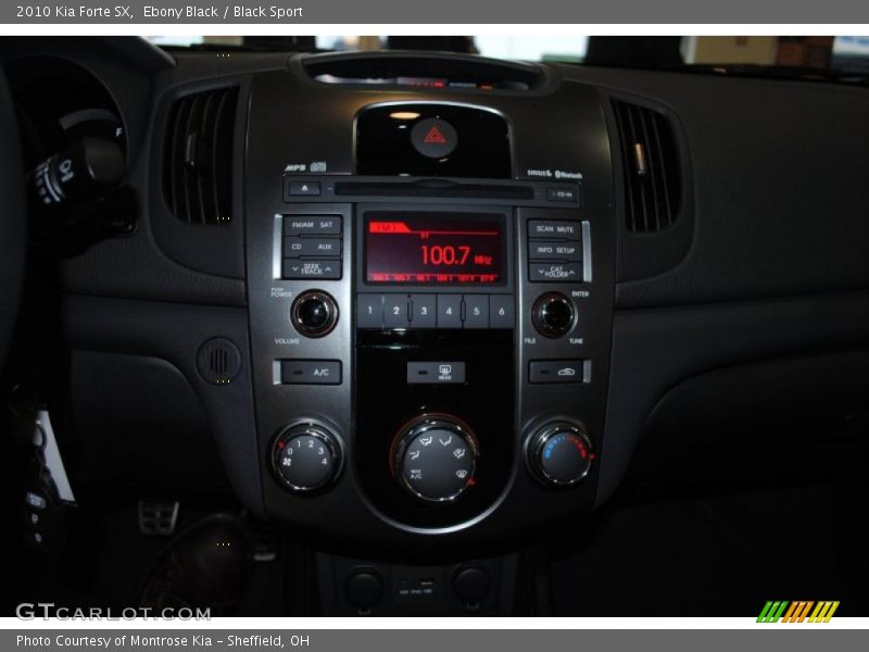 Ebony Black / Black Sport 2010 Kia Forte SX