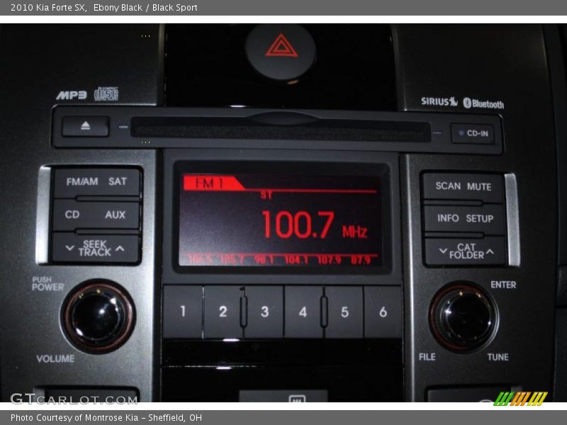 Ebony Black / Black Sport 2010 Kia Forte SX