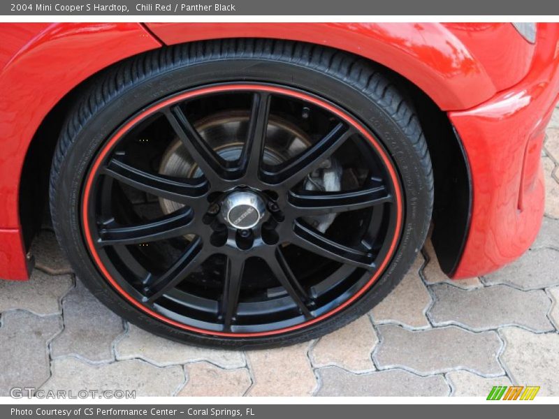 Chili Red / Panther Black 2004 Mini Cooper S Hardtop