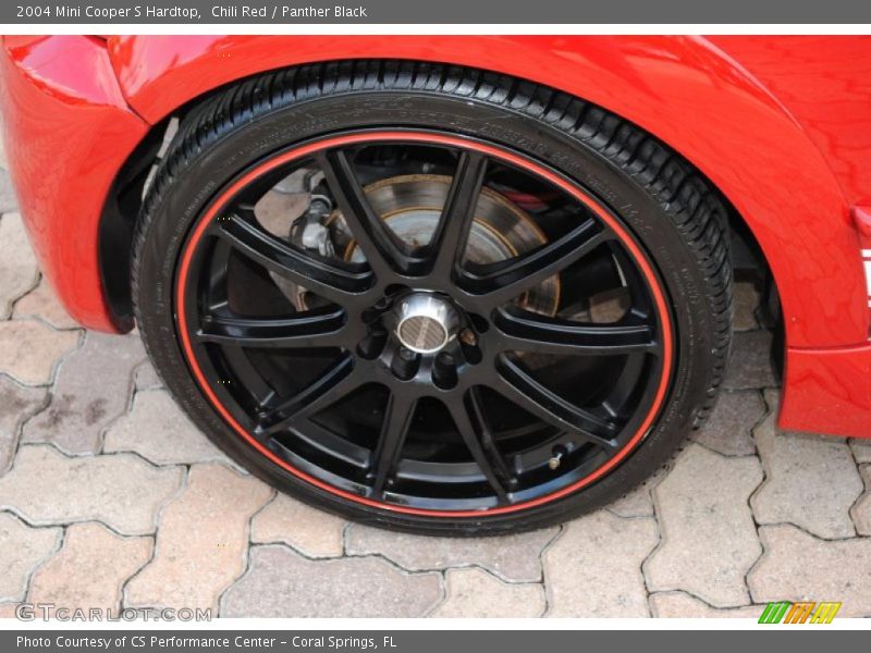 Chili Red / Panther Black 2004 Mini Cooper S Hardtop