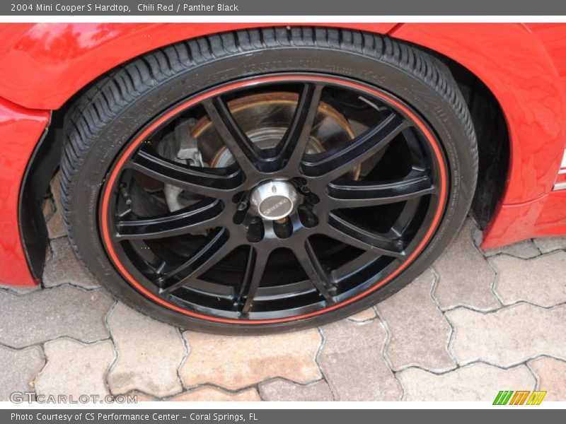 Chili Red / Panther Black 2004 Mini Cooper S Hardtop