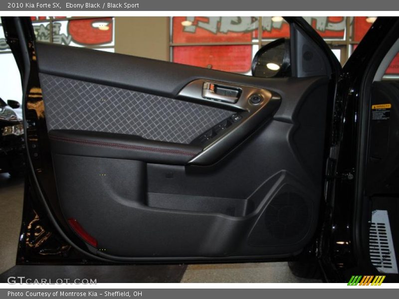 Ebony Black / Black Sport 2010 Kia Forte SX