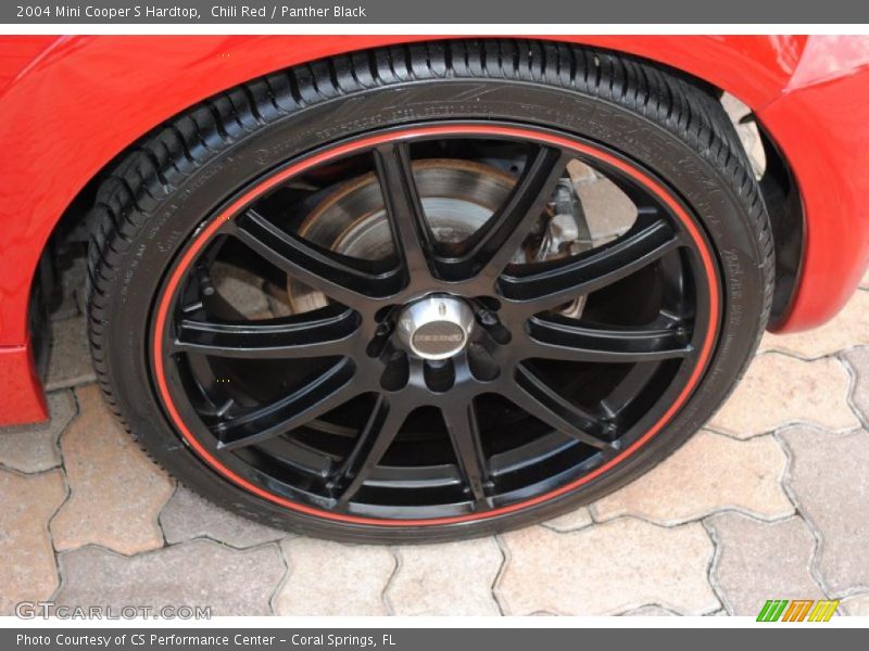 Chili Red / Panther Black 2004 Mini Cooper S Hardtop
