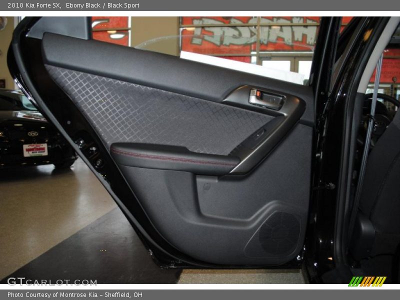Ebony Black / Black Sport 2010 Kia Forte SX