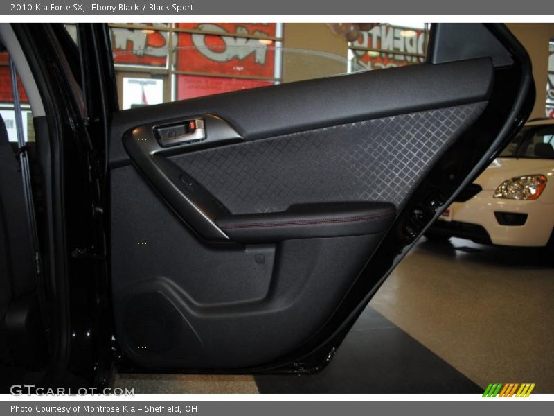 Ebony Black / Black Sport 2010 Kia Forte SX