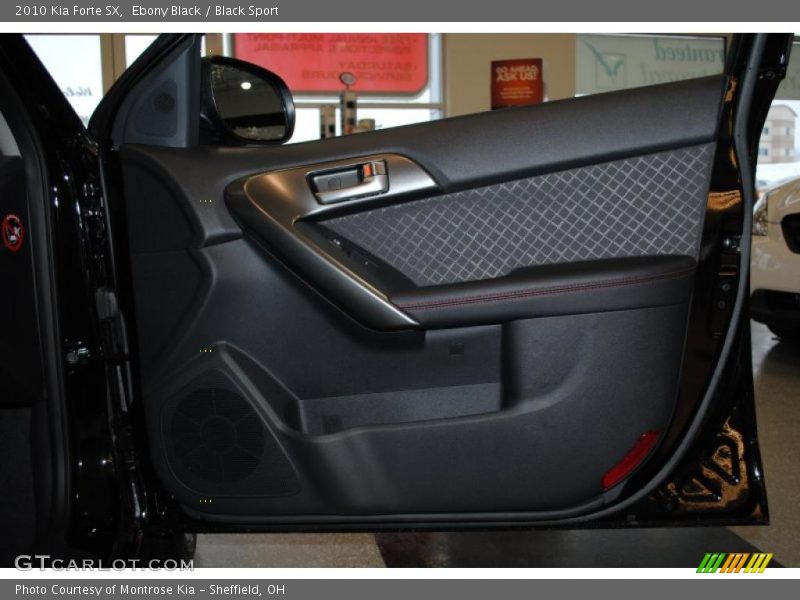 Ebony Black / Black Sport 2010 Kia Forte SX