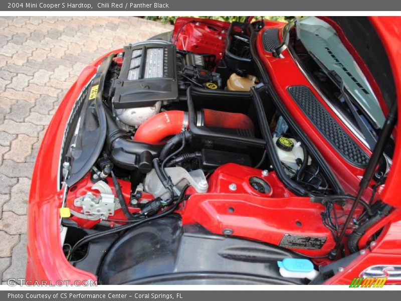 Chili Red / Panther Black 2004 Mini Cooper S Hardtop