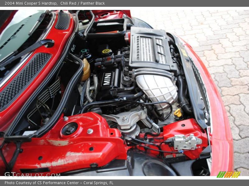 Chili Red / Panther Black 2004 Mini Cooper S Hardtop