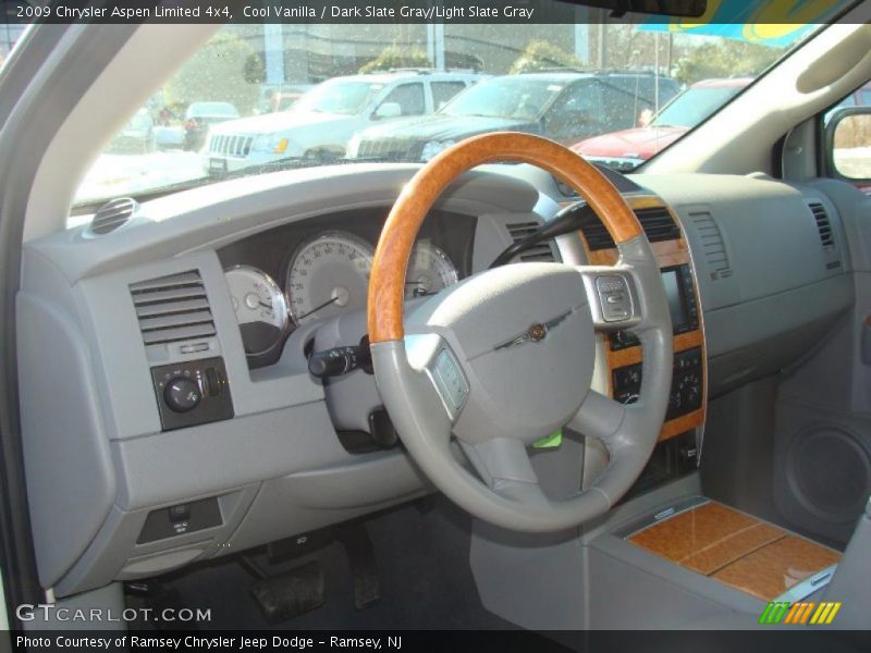 Cool Vanilla / Dark Slate Gray/Light Slate Gray 2009 Chrysler Aspen Limited 4x4