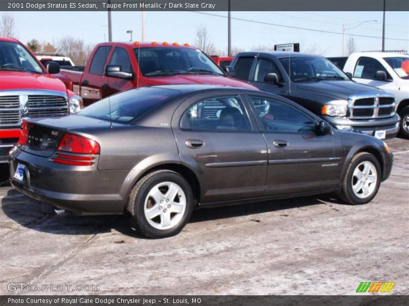 Taupe Frost Metallic / Dark Slate Gray 2001 Dodge Stratus ES Sedan