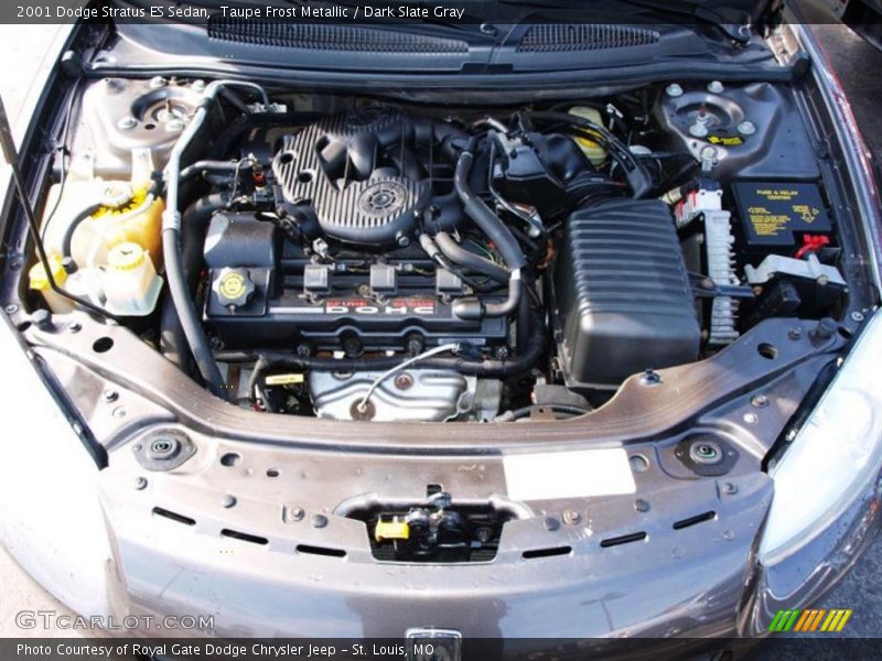 Taupe Frost Metallic / Dark Slate Gray 2001 Dodge Stratus ES Sedan