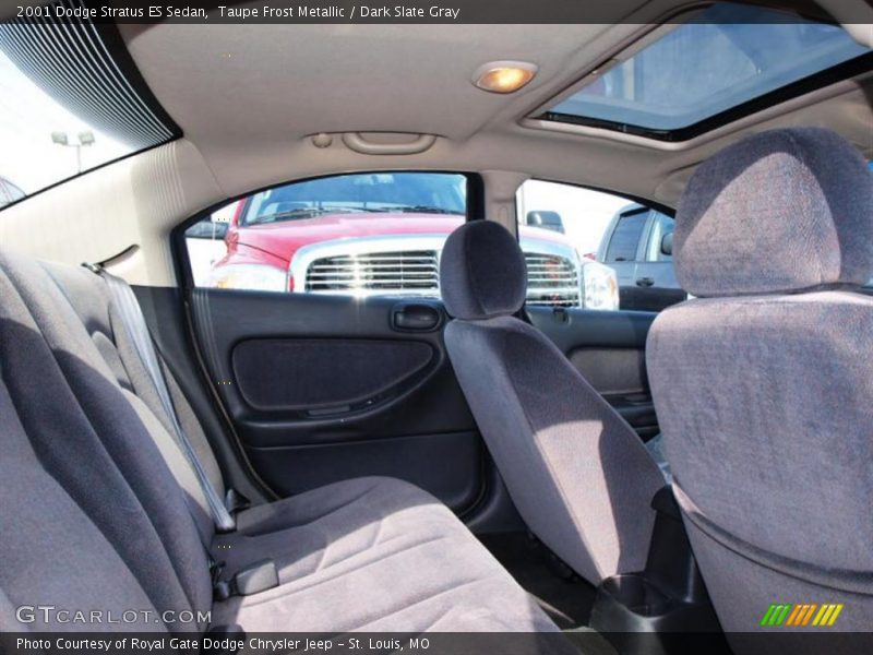 Taupe Frost Metallic / Dark Slate Gray 2001 Dodge Stratus ES Sedan