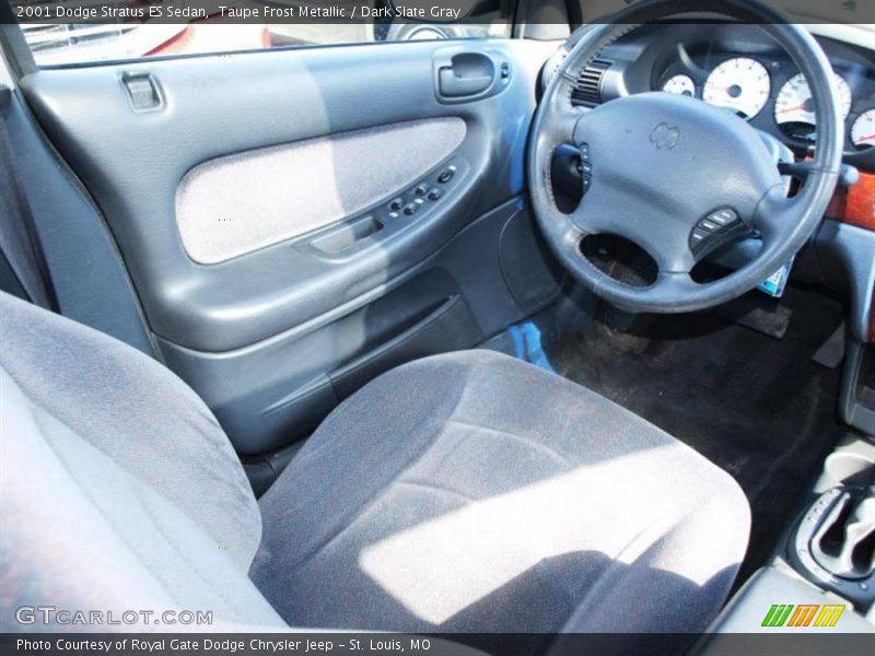 Taupe Frost Metallic / Dark Slate Gray 2001 Dodge Stratus ES Sedan