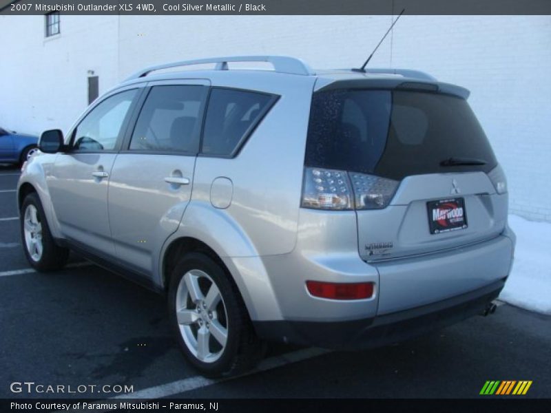 Cool Silver Metallic / Black 2007 Mitsubishi Outlander XLS 4WD