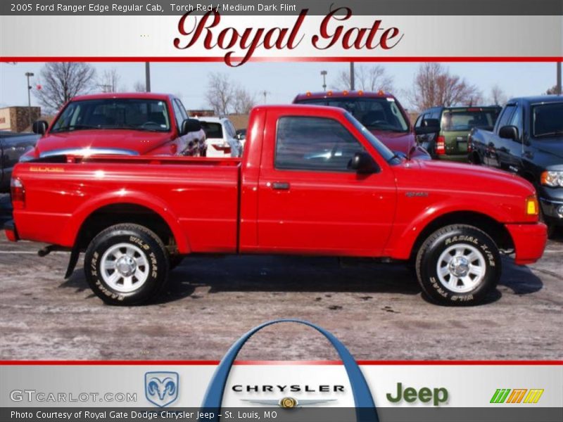 Torch Red / Medium Dark Flint 2005 Ford Ranger Edge Regular Cab
