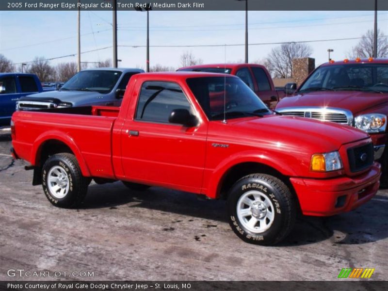 Torch Red / Medium Dark Flint 2005 Ford Ranger Edge Regular Cab
