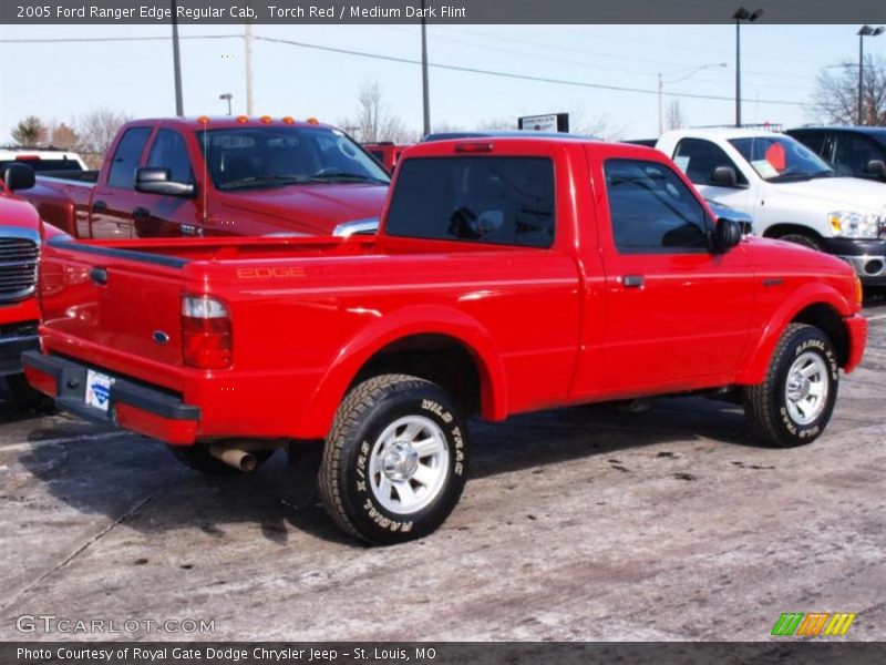Torch Red / Medium Dark Flint 2005 Ford Ranger Edge Regular Cab