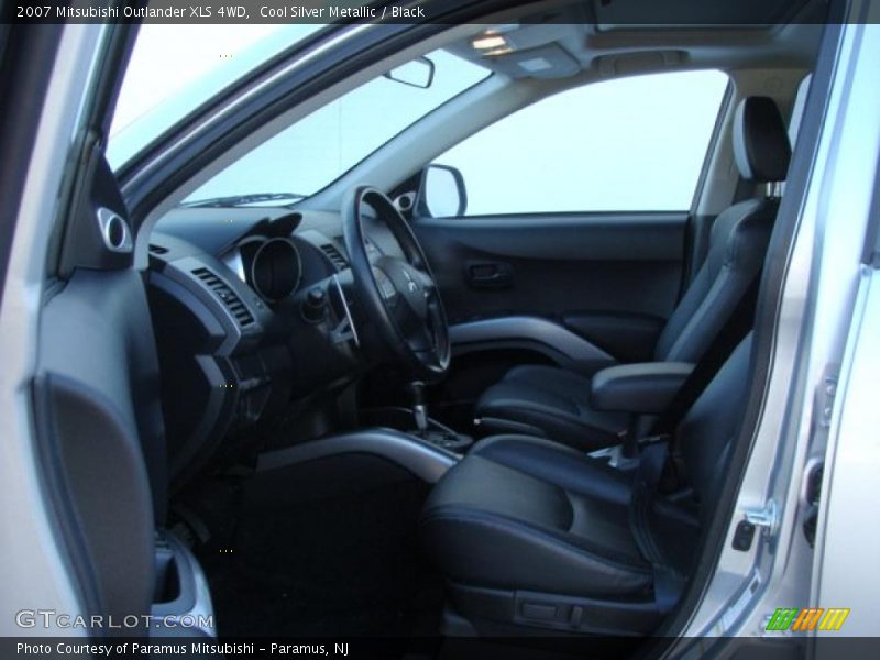 Cool Silver Metallic / Black 2007 Mitsubishi Outlander XLS 4WD