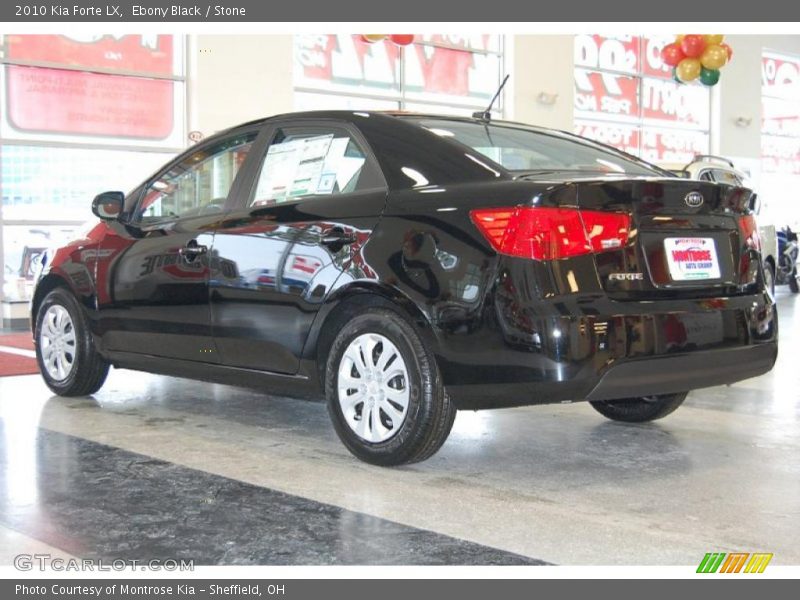 Ebony Black / Stone 2010 Kia Forte LX