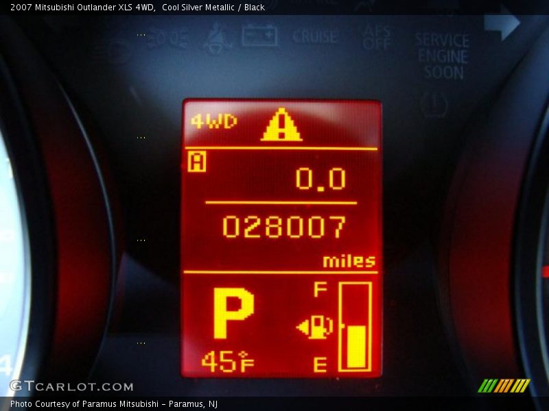 Cool Silver Metallic / Black 2007 Mitsubishi Outlander XLS 4WD