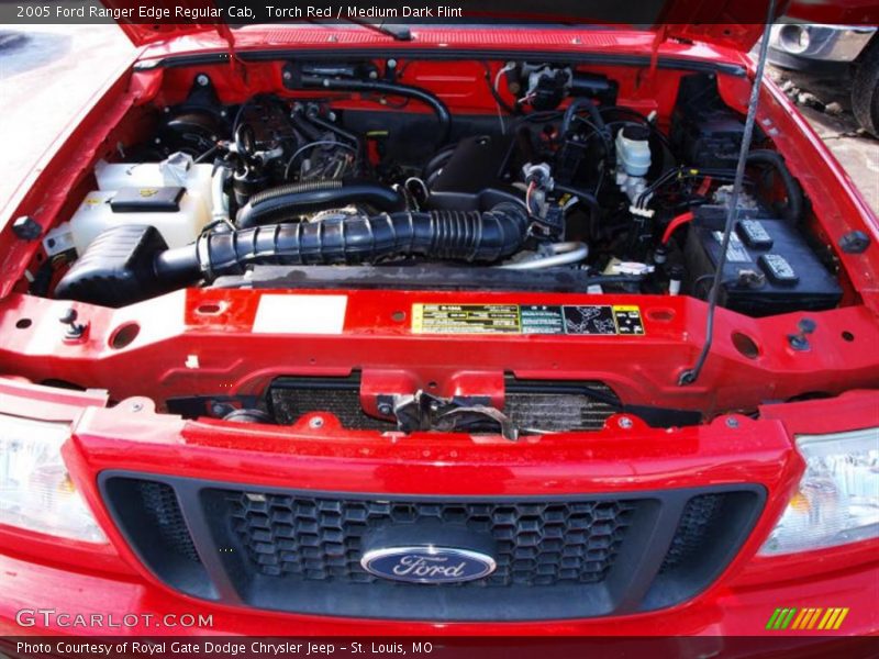 Torch Red / Medium Dark Flint 2005 Ford Ranger Edge Regular Cab