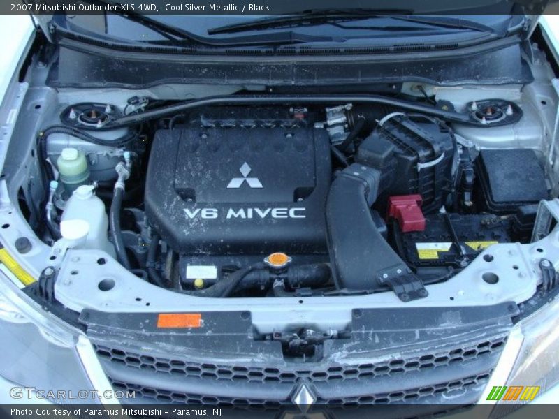 Cool Silver Metallic / Black 2007 Mitsubishi Outlander XLS 4WD