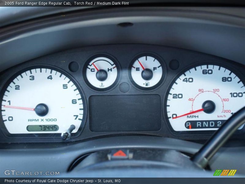 Torch Red / Medium Dark Flint 2005 Ford Ranger Edge Regular Cab