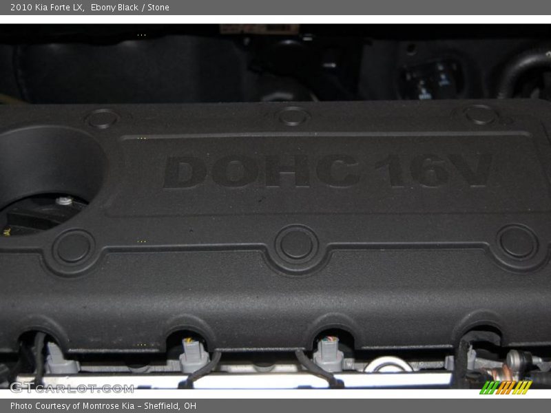 Ebony Black / Stone 2010 Kia Forte LX