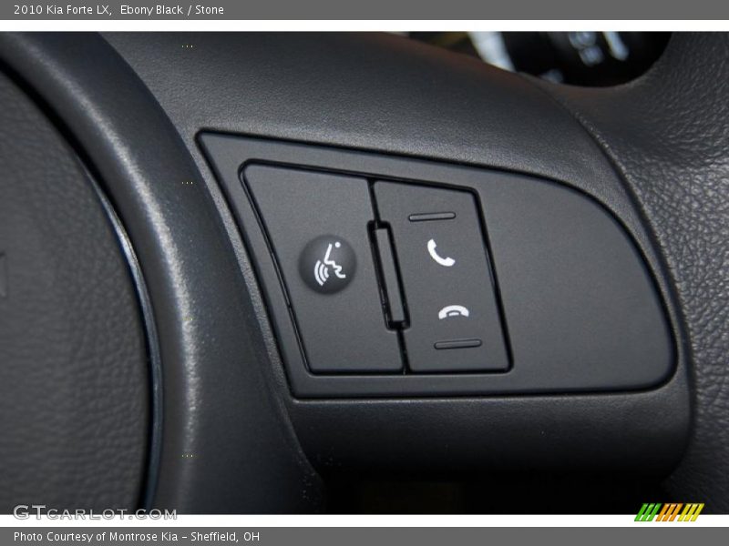 Ebony Black / Stone 2010 Kia Forte LX