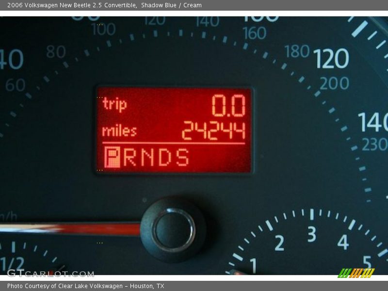 Shadow Blue / Cream 2006 Volkswagen New Beetle 2.5 Convertible