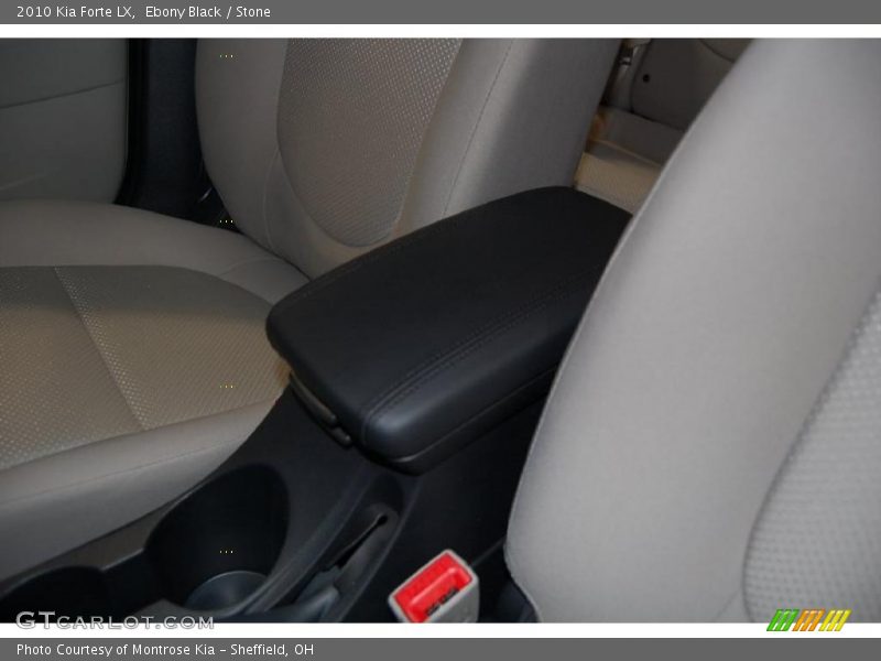 Ebony Black / Stone 2010 Kia Forte LX