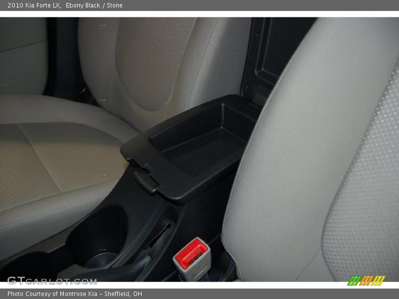 Ebony Black / Stone 2010 Kia Forte LX