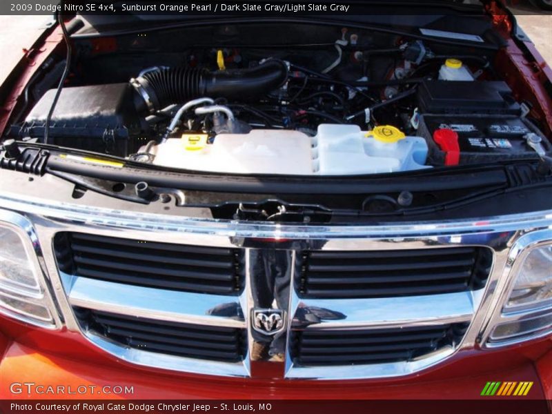 Sunburst Orange Pearl / Dark Slate Gray/Light Slate Gray 2009 Dodge Nitro SE 4x4