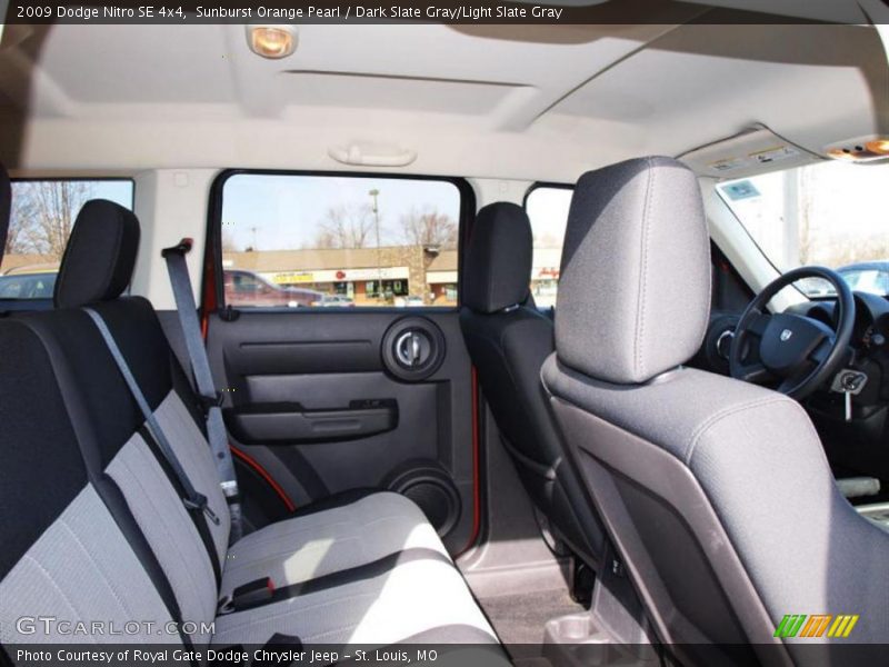 Sunburst Orange Pearl / Dark Slate Gray/Light Slate Gray 2009 Dodge Nitro SE 4x4