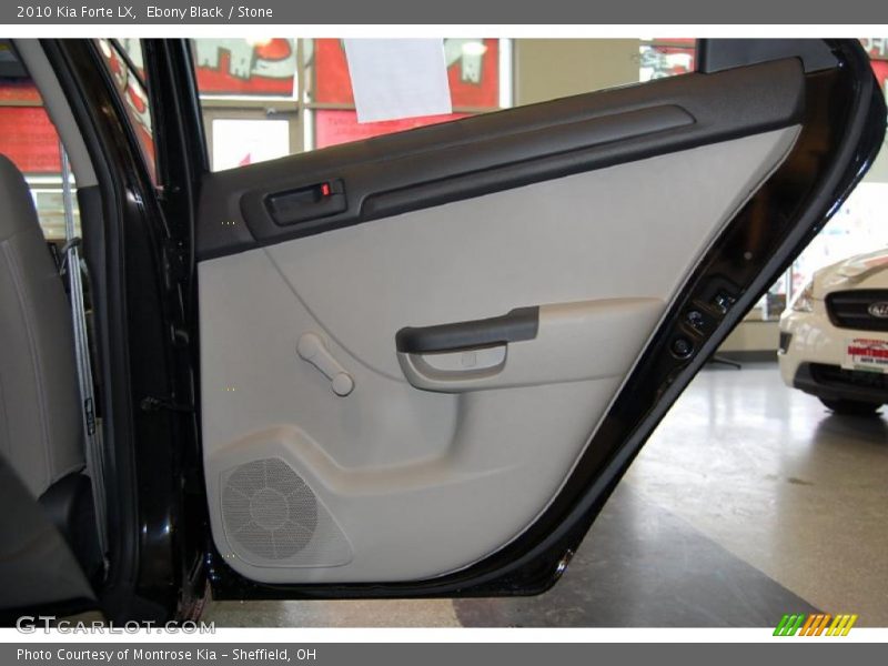 Ebony Black / Stone 2010 Kia Forte LX