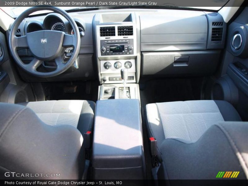 Sunburst Orange Pearl / Dark Slate Gray/Light Slate Gray 2009 Dodge Nitro SE 4x4