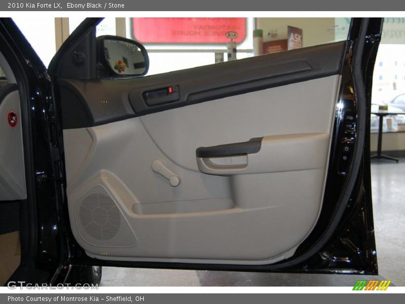 Ebony Black / Stone 2010 Kia Forte LX