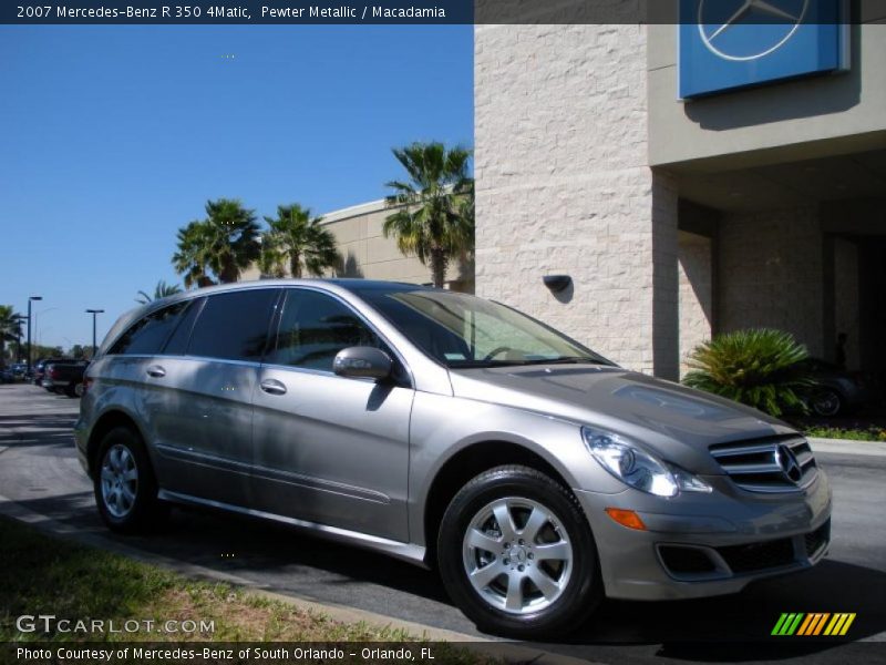 Pewter Metallic / Macadamia 2007 Mercedes-Benz R 350 4Matic
