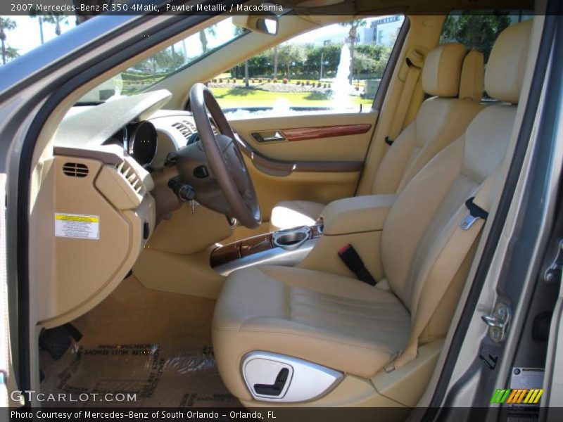 Pewter Metallic / Macadamia 2007 Mercedes-Benz R 350 4Matic