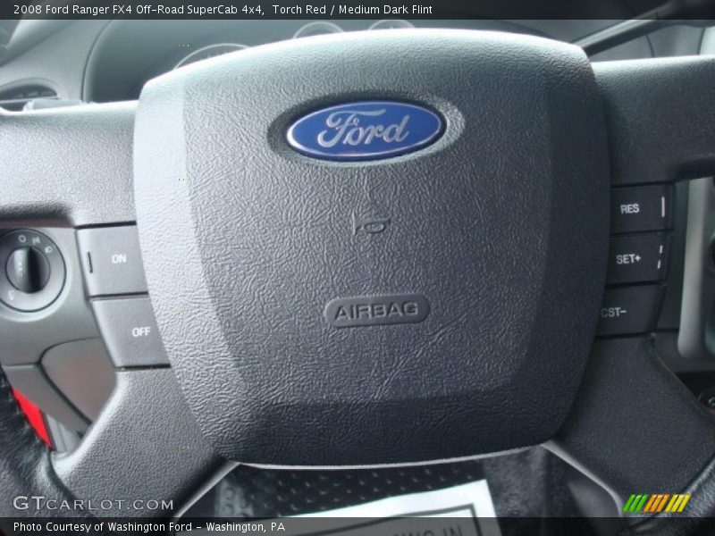 Torch Red / Medium Dark Flint 2008 Ford Ranger FX4 Off-Road SuperCab 4x4
