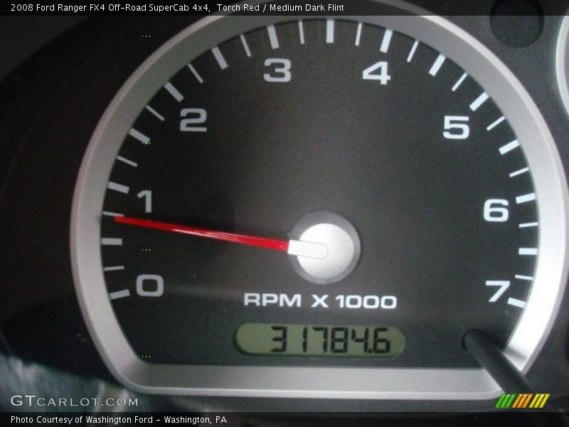 Torch Red / Medium Dark Flint 2008 Ford Ranger FX4 Off-Road SuperCab 4x4