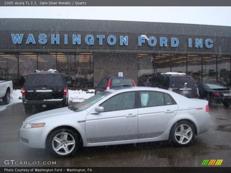 Satin Silver Metallic / Quartz 2005 Acura TL 3.2