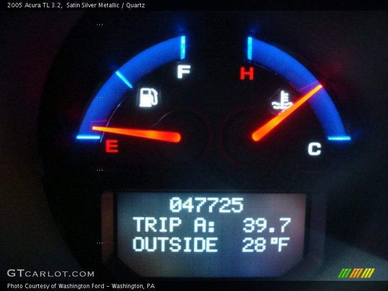 Satin Silver Metallic / Quartz 2005 Acura TL 3.2