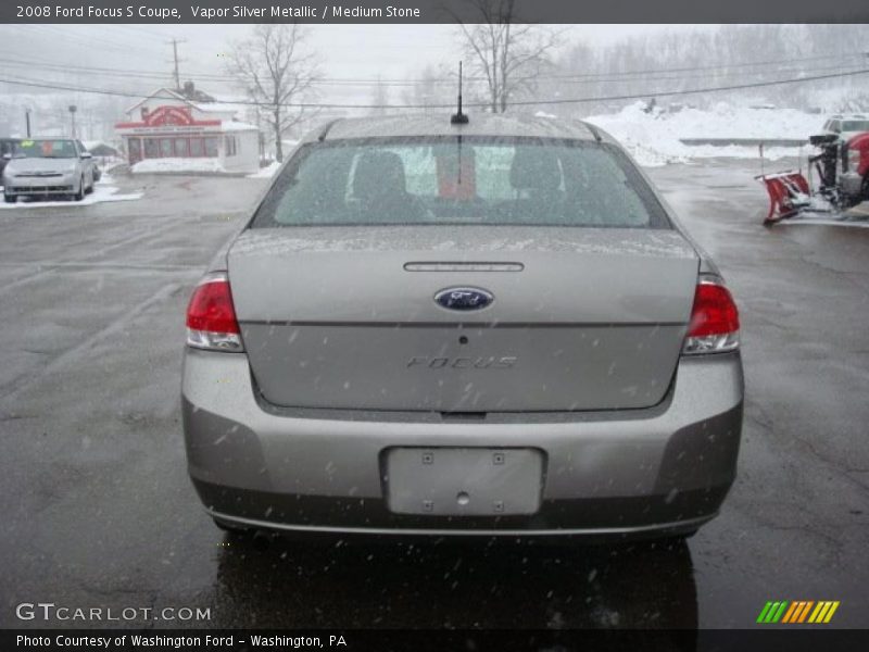 Vapor Silver Metallic / Medium Stone 2008 Ford Focus S Coupe